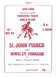 The Yorkshire Youth Under 19 Cup Final